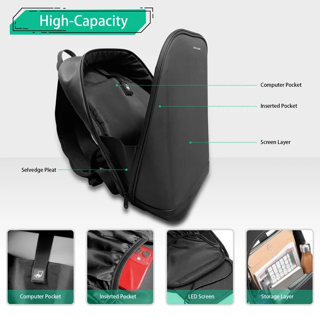* Digital Billboard Backpack