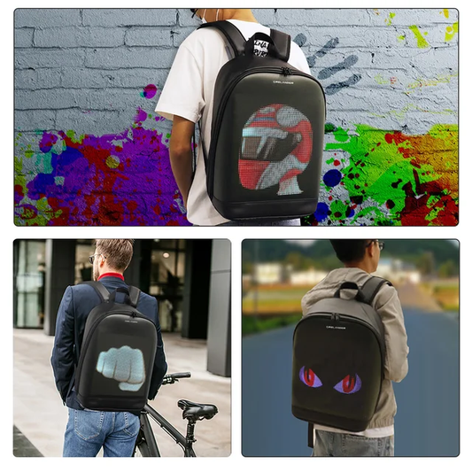 * Digital Billboard Backpack