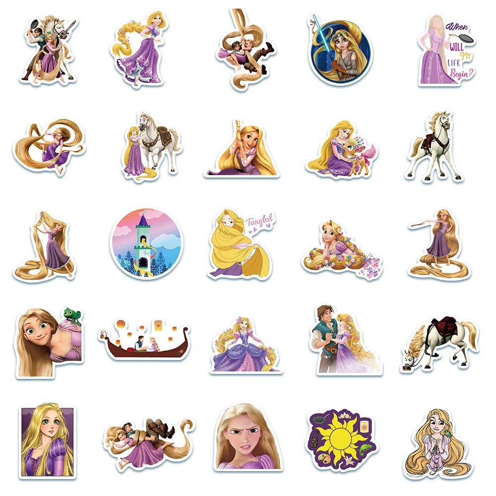 Cool Kidz stickers 10/30/50PCS Tangled Rapunzel Stickers