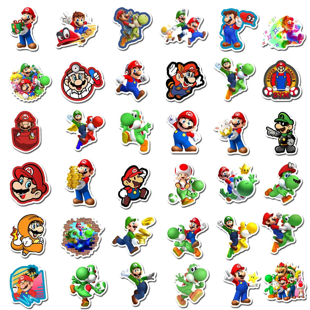 Cool Kidz stickers 100PCS Super Marios Game Stickers