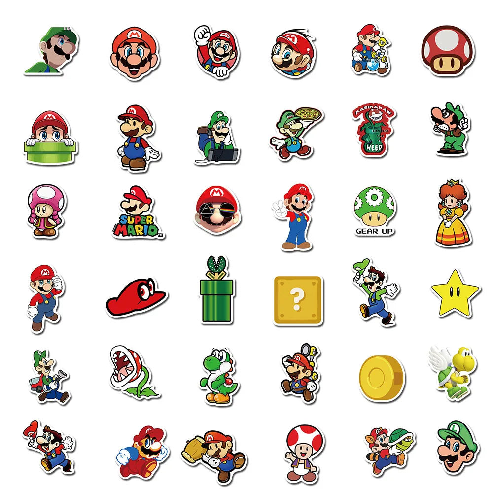 Cool Kidz stickers 100PCS Super Marios Game Stickers