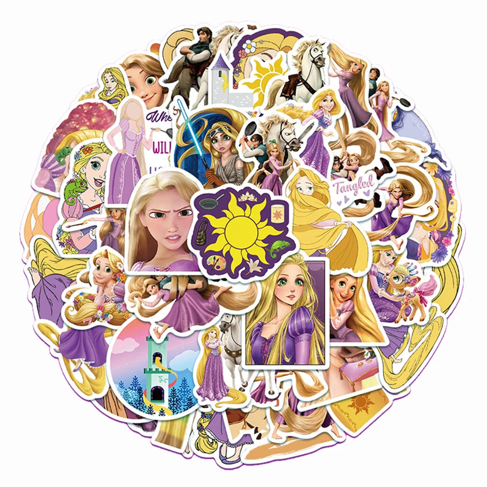 Cool Kidz stickers 10/30/50PCS Tangled Rapunzel Stickers