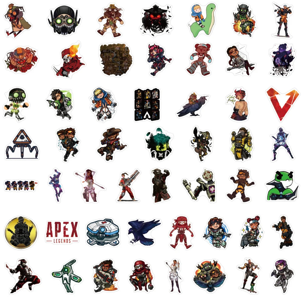 Cool Kidz stickers 50PCS/Pack Game Apex Legends Stickers Graffiti Decals