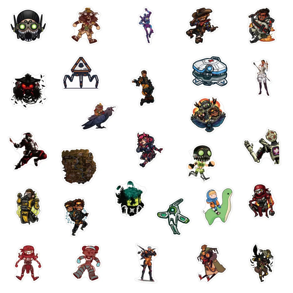 Cool Kidz stickers 50PCS/Pack Game Apex Legends Stickers Graffiti Decals