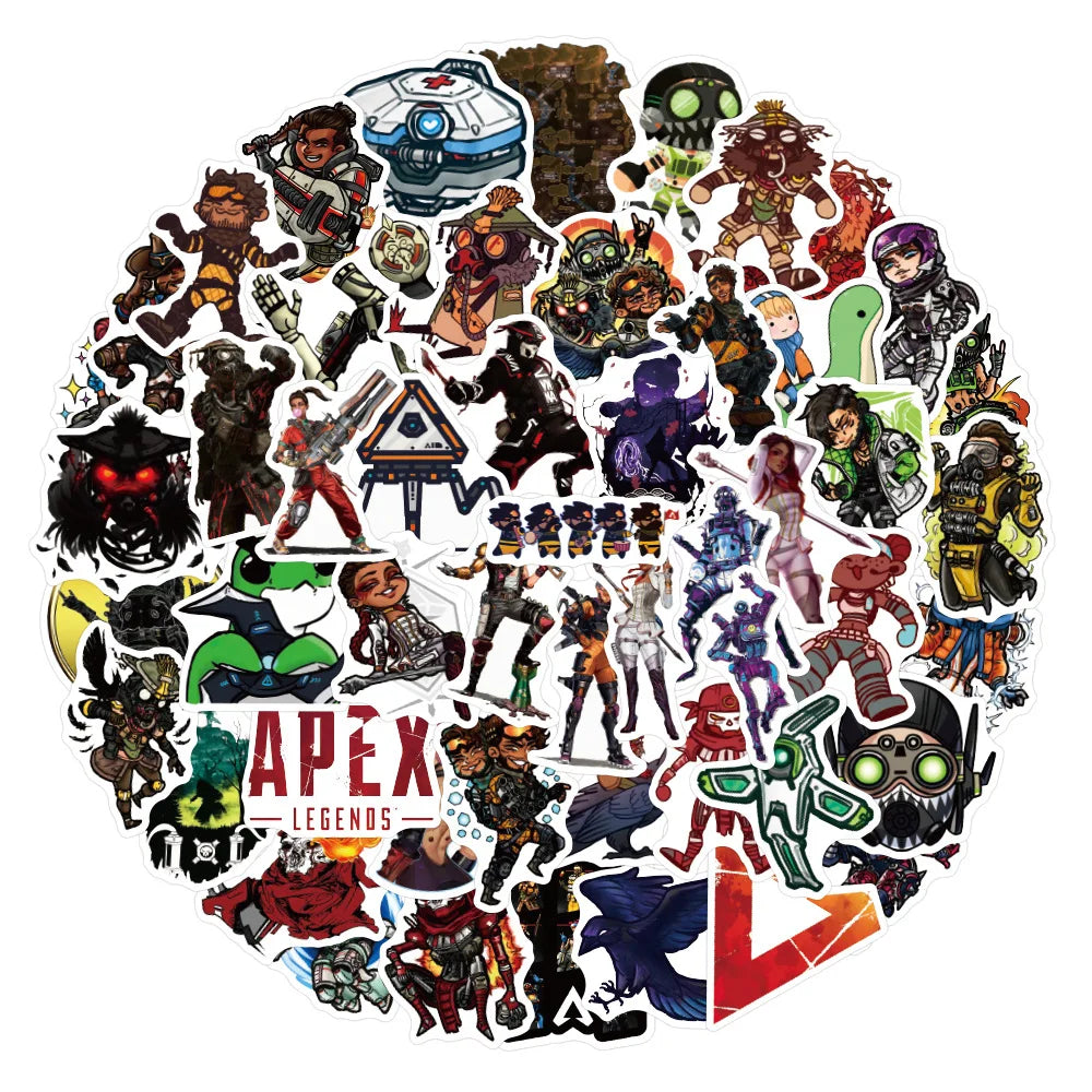 Cool Kidz stickers 50PCS/Pack Game Apex Legends Stickers Graffiti Decals